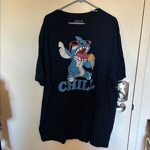 Stitch Graphic T-Shirt in Black
